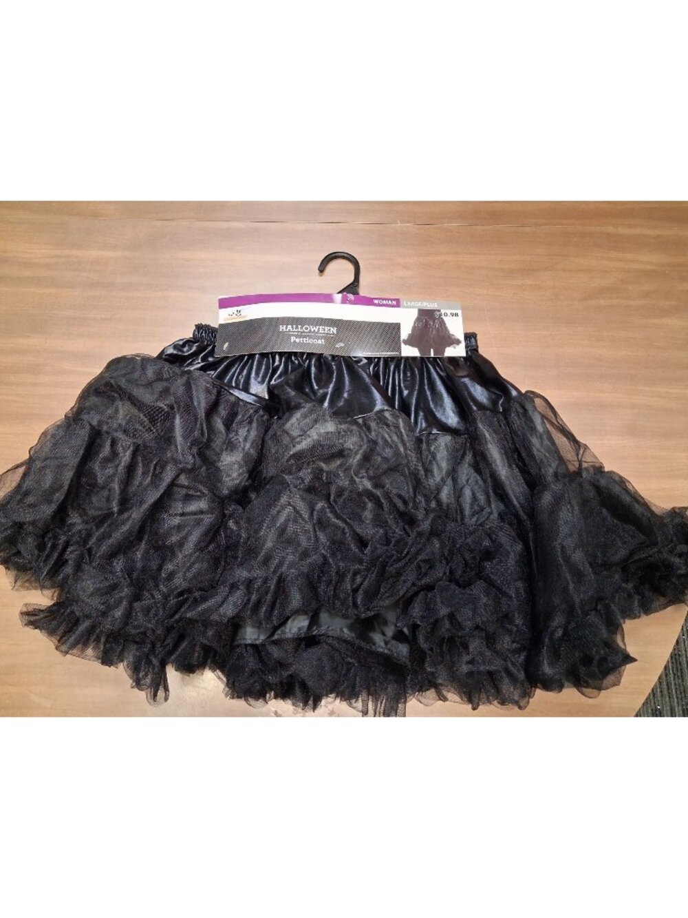 Celebrate Halloween Petticoat Black Woman Large Plus NEW